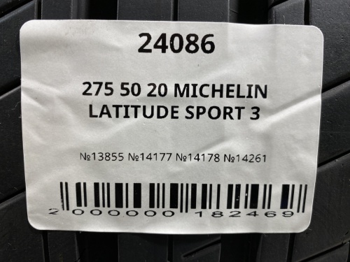 275 50 20 MICHELIN LATITUDE SPORT 3