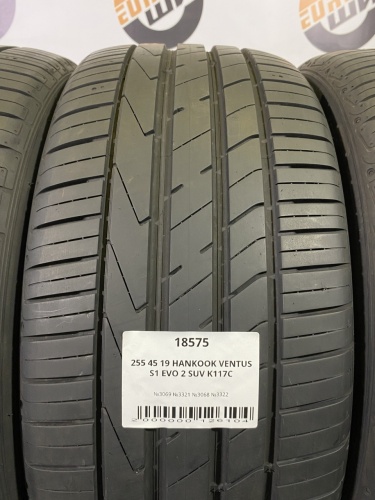 255 45 19 HANKOOK VENTUS S1 EVO 2 SUV K117C