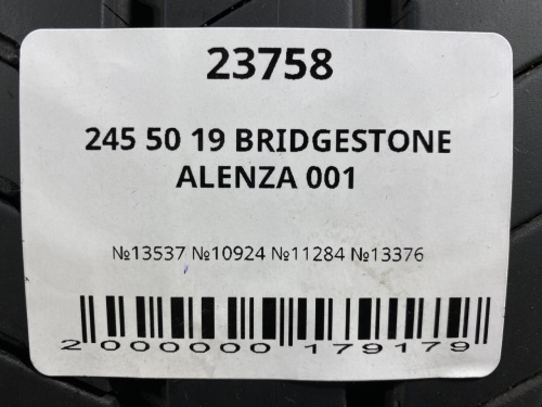 245 50 19 BRIDGESTONE ALENZA 001