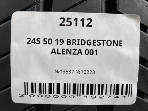 245 50 19 BRIDGESTONE ALENZA 001