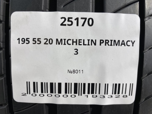 195 55 20 MICHELIN PRIMACY 3