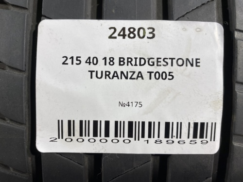 215 40 18 BRIDGESTONE TURANZA T005