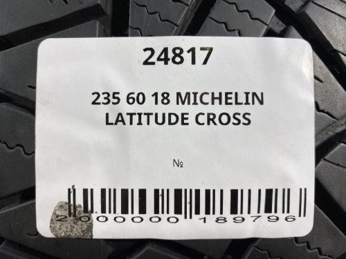 235 60 18 MICHELIN LATITUDE CROSS