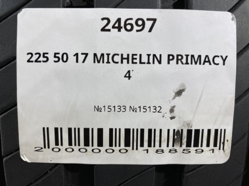 225 50 17 MICHELIN PRIMACY 4