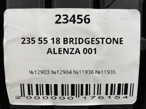 235 55 18 BRIDGESTONE ALENZA 001