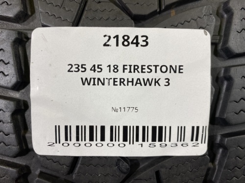 235 45 18 FIRESTONE WINTERHAWK 3