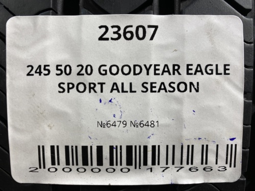 245 50 20 GOODYEAR EAGLE SPORT ALL SEASON