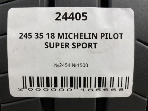 245 35 18 MICHELIN PILOT SUPER SPORT