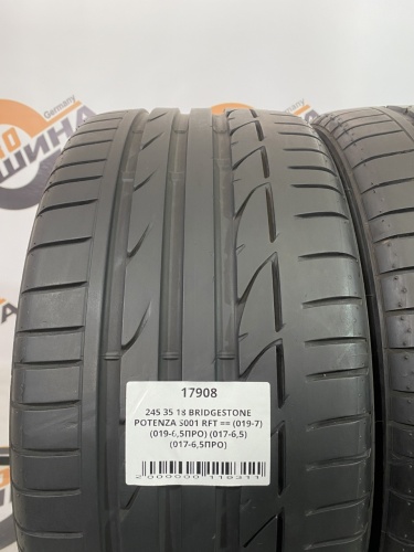 245 35 18 BRIDGESTONE POTENZA S001 RFT
