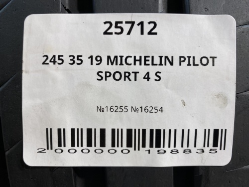 245 35 19 MICHELIN PILOT SPORT 4 S