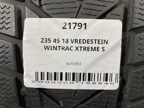 235 45 18 VREDESTEIN WINTRAC XTREME S