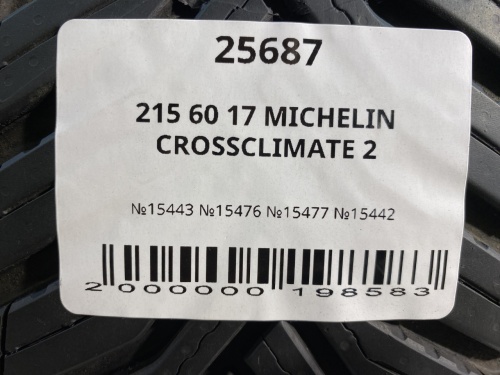 215 60 17 MICHELIN CROSSCLIMATE 2