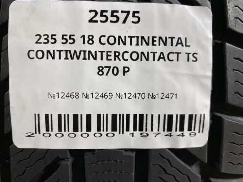 235 55 18 CONTINENTAL CONTIWINTERCONTACT TS 870 P