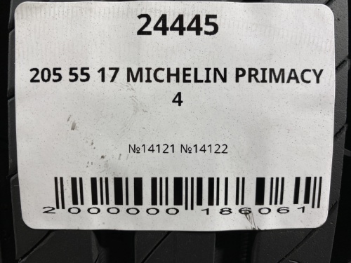 205 55 17 MICHELIN PRIMACY 4