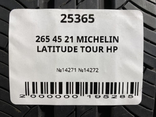 265 45 21 MICHELIN LATITUDE TOUR HP