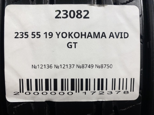 235 55 19 YOKOHAMA AVID GT