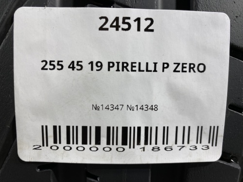 255 45 19 PIRELLI P ZERO