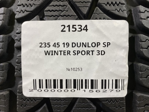 235 45 19 DUNLOP SP WINTER SPORT 3D