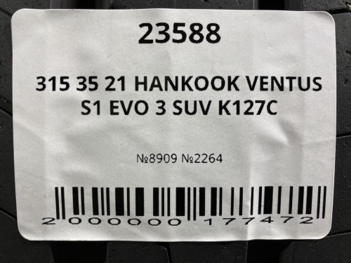315 35 21 HANKOOK VENTUS S1 EVO 3 SUV K127C