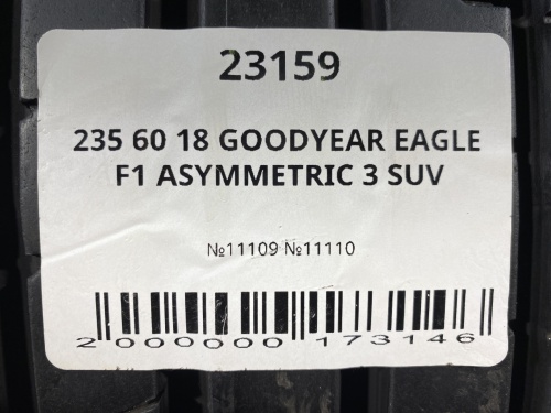 235 60 18 GOODYEAR EAGLE F1 ASYMMETRIC 3 SUV