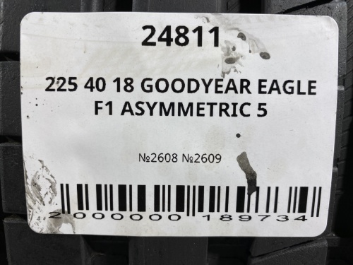 225 40 18 GOODYEAR EAGLE F1 ASYMMETRIC 5