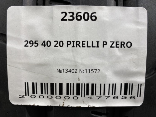 295 40 20 PIRELLI P ZERO