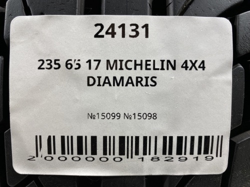 235 65 17 MICHELIN 4X4 DIAMARIS