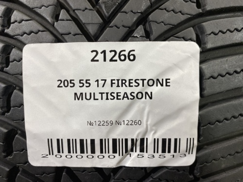 205 55 17 FIRESTONE MULTISEASON