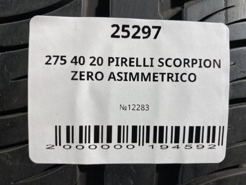275 40 20 PIRELLI SCORPION ZERO ASIMMETRICO