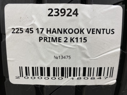 225 45 17 HANKOOK VENTUS PRIME 2 K115