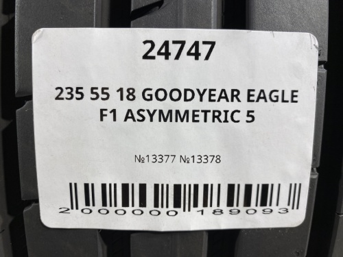 235 55 18 GOODYEAR EAGLE F1 ASYMMETRIC 5