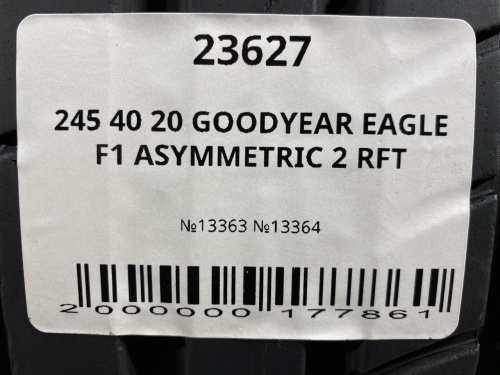 245 40 20 GOODYEAR EAGLE F1 ASYMMETRIC 2 RFT