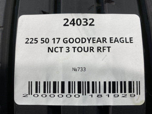 225 50 17 GOODYEAR EAGLE NCT 3 TOUR RFT