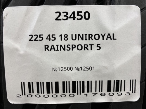 225 45 18 UNIROYAL RAINSPORT 5