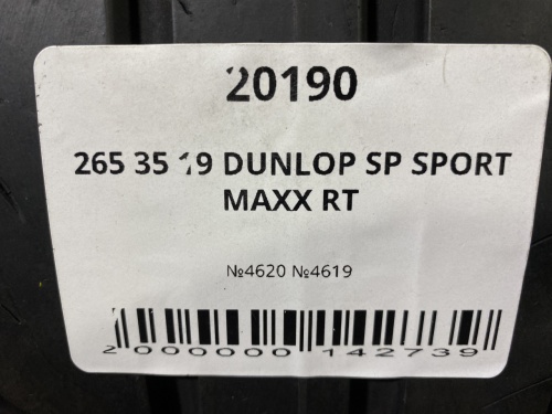 265 35 19 DUNLOP SP SPORT MAXX RT
