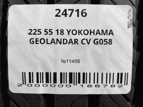 225 55 18 YOKOHAMA GEOLANDAR CV G058