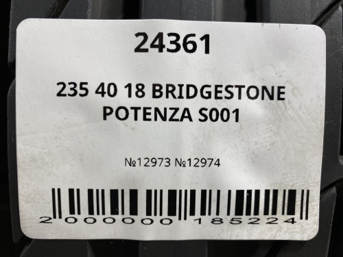 235 40 18 BRIDGESTONE POTENZA S001