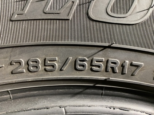 285 65 17 DUNLOP GRANDTREK AT22