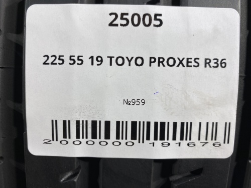 225 55 19 TOYO PROXES R36