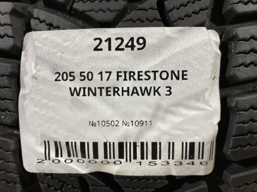 205 50 17 FIRESTONE WINTERHAWK 3