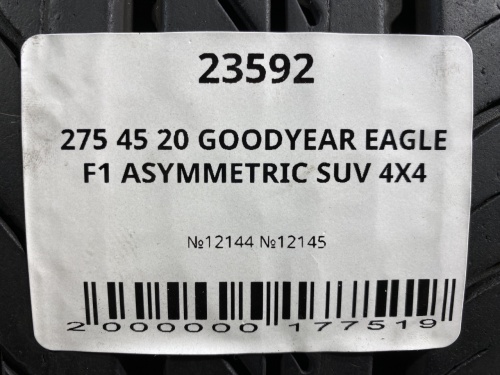 275 45 20 GOODYEAR EAGLE F1 ASYMMETRIC SUV 4X4