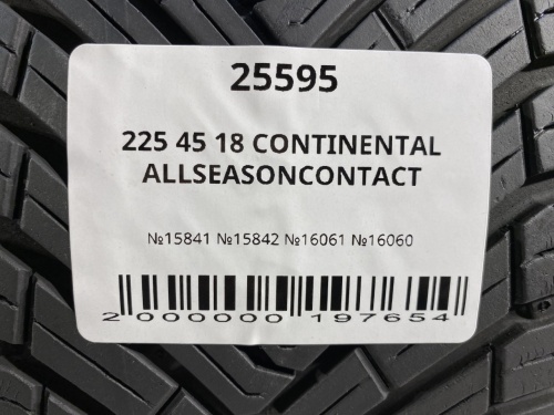 225 45 18 CONTINENTAL ALLSEASONCONTACT