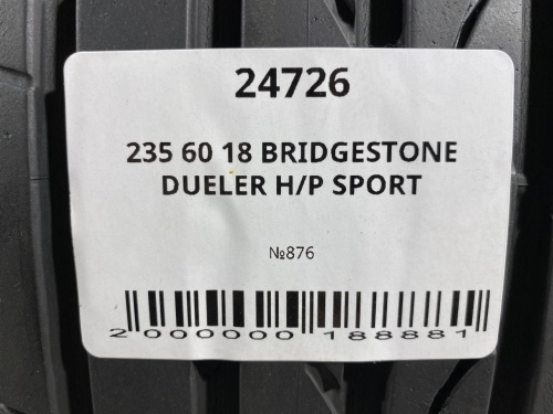 235 60 18 BRIDGESTONE DUELER H/P SPORT