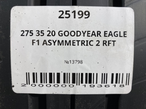 275 35 20 GOODYEAR EAGLE F1 ASYMMETRIC 2 RFT