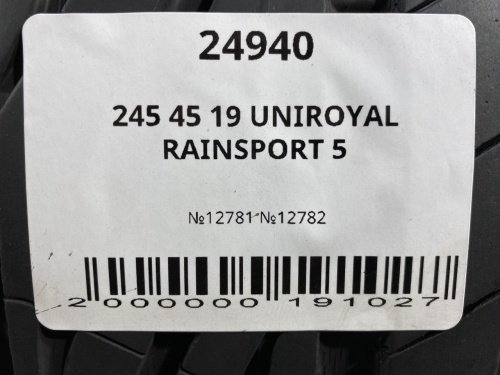 245 45 19 UNIROYAL RAINSPORT 5