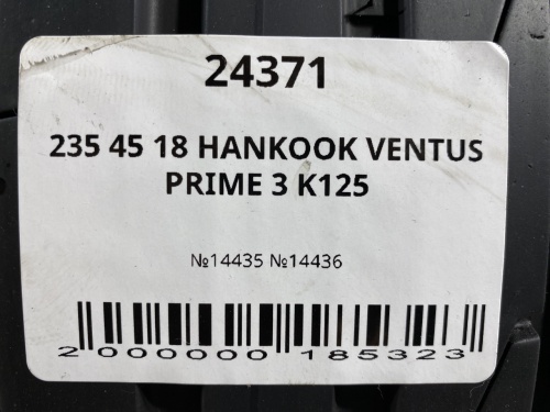 235 45 18 HANKOOK VENTUS PRIME 3 K125