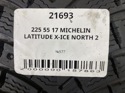 225 55 17 MICHELIN LATITUDE X-ICE NORTH 2