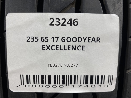 235 65 17 GOODYEAR EXCELLENCE