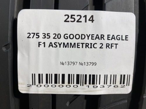 275 35 20 GOODYEAR EAGLE F1 ASYMMETRIC 2 RFT