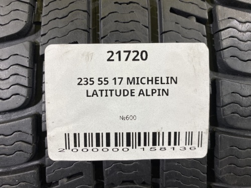 235 55 17 MICHELIN LATITUDE ALPIN